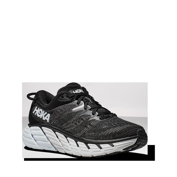 NEW HOKA women's gaviota 4 shoes in black white - Picture 4 of 4